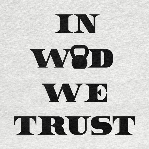 IN WOD WE TRUST - Black Writing by ZSBakerStreet